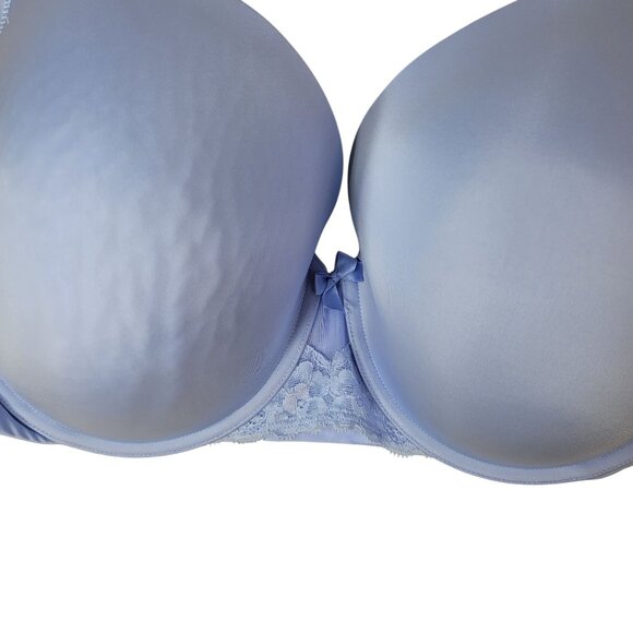 Torrid Curve Underwire Bra Purple Periwinkle 40DDD Pad Seamless Adj Second Skin - Picture 3 of 10